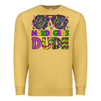 Antique Gold mardi gras celebration design Premium Sweatshirt - LillyAllenDesigns