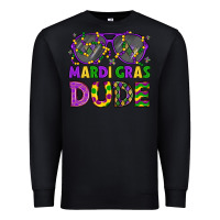 Black mardi gras celebration design Premium Sweatshirt - LillyAllenDesigns