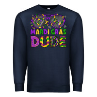 Navy mardi gras celebration design Premium Sweatshirt - LillyAllenDesigns