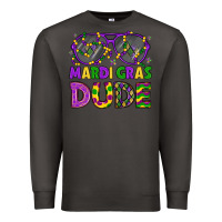 Smoke mardi gras celebration design Premium Sweatshirt - LillyAllenDesigns