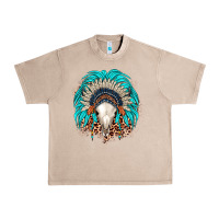 French Oak bull skull indian headdress Urban Heavy Tee - JahusDesignShop