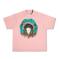 Salmon bull skull indian headdress Urban Heavy Tee - JahusDesignShop