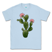 Dusty Blue cactus 2 Classic Tee - JahusDesignShop