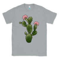Heather Grey cactus 2 Classic Tee - JahusDesignShop