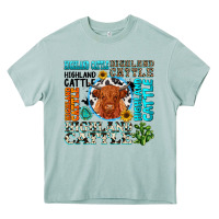 Arona highland cattle Heavy Core Tee - texasbilliewilder