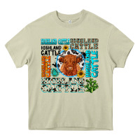 Mossy highland cattle Heavy Core Tee - texasbilliewilder