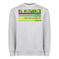 Heather Grey st. patricks lucky clover  artiststas Heavyweight Sweatshirt - Artiststas