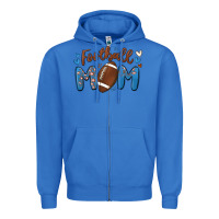 True Royal football mom Zipper Hoodie - MaliasSmallBusiness