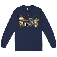 Navy army coffee Long Sleeve Tee - Jasminsmagicworld