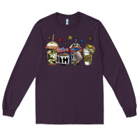 Plum army coffee Long Sleeve Tee - Jasminsmagicworld