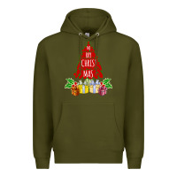 Army Green Red Merry Christmas 2020 Premium Hoodie - Bettercallsaul