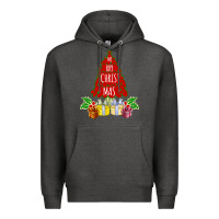 Charcoal Heather Red Merry Christmas 2020 Premium Hoodie - Bettercallsaul