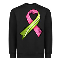 Black breast cancer sport ribbons Heavyweight Sweatshirt - AdoDesignShop