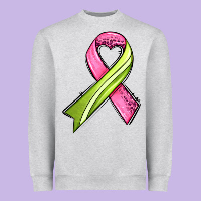 Breast Cancer Sport Ribbons Heavyweight Sweatshirt Designed By Adodesignshop