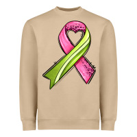 Mushroom breast cancer sport ribbons Heavyweight Sweatshirt - AdoDesignShop