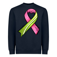 Navy breast cancer sport ribbons Heavyweight Sweatshirt - AdoDesignShop