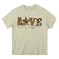 Mossy camouflage military boots love Heavy Core Tee - Artiststas