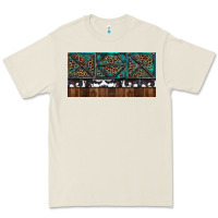 Bone Rusty Sunflowers with Cowhide and Turquoise Premium Tee - RanaPortraitStore