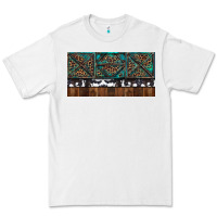 White Rusty Sunflowers with Cowhide and Turquoise Premium Tee - RanaPortraitStore