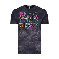 Cloud Black crafting is my therapy Vintage Tee - AdoDesignShop
