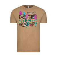 Vintage Coffee crafting is my therapy Vintage Tee - AdoDesignShop