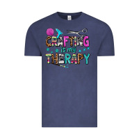 Vintage Denim crafting is my therapy Vintage Tee - AdoDesignShop