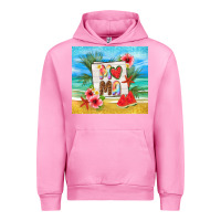 Fuchsia Pink summer mama Urban Hoodie - TumblerDesignByShophia