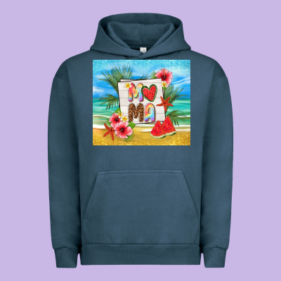 Summer Mama Urban Hoodie Designed By Tumblerdesignbyshophia