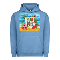 Pigment Pebble Blue summer mama Urban Hoodie - TumblerDesignByShophia