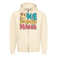 Sandshell one happy mama Zipper Hoodie - MaliasSmallBusiness