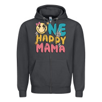 Smoke one happy mama Zipper Hoodie - MaliasSmallBusiness
