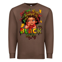 Chestnut empowering black heritage Premium Sweatshirt - LillyAllenDesigns