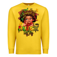 Lemon empowering black heritage Premium Sweatshirt - LillyAllenDesigns