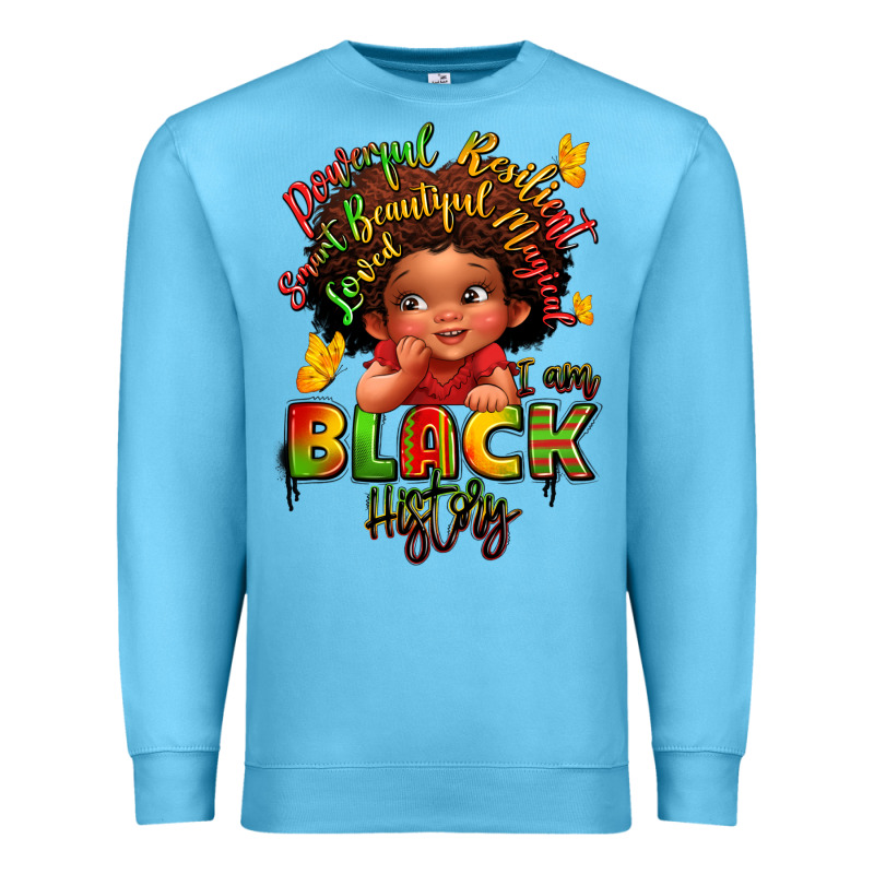 Empowering Black Heritage Premium Sweatshirt by LillyAllenDesigns | Teevron