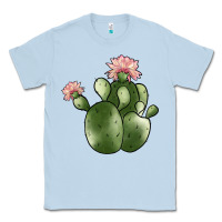 Dusty Blue cactus Classic Tee - JahusDesignShop