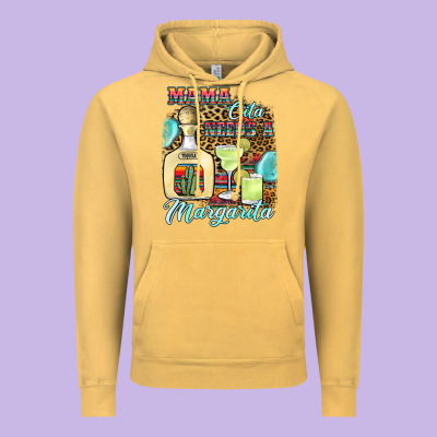Mama Cita Needs A Margarita1 Vintage Hoodie Designed By Jahusdesignshop