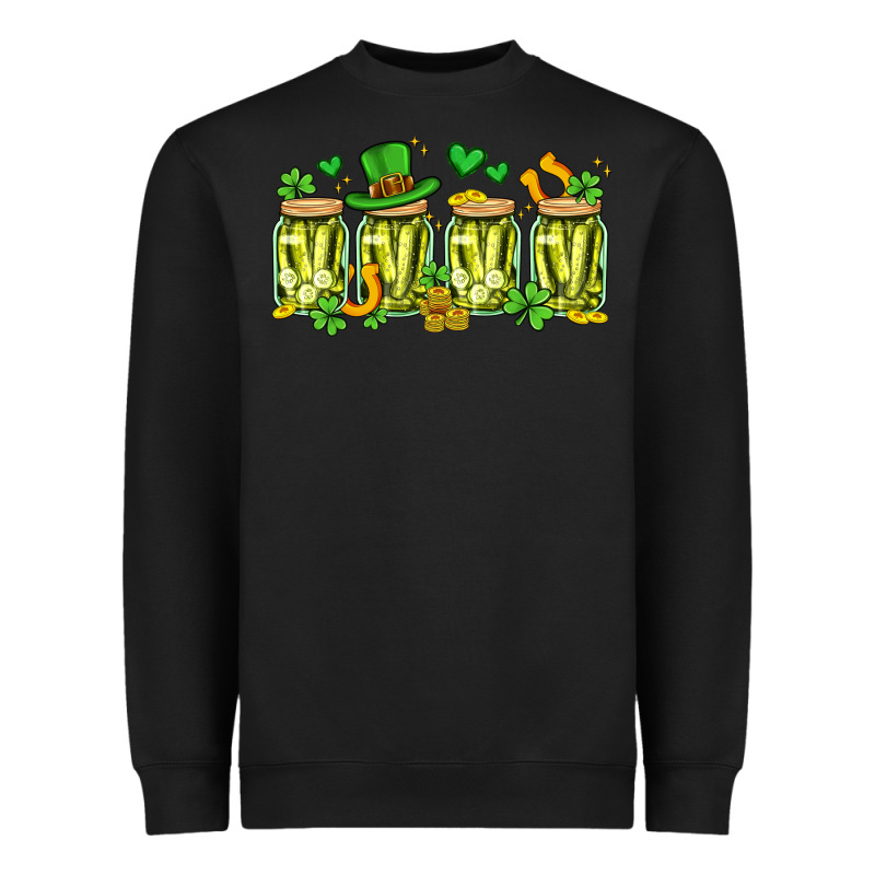 St. Patricks Day Pickle Heavyweight Sweatshirt by Artiststas | Teevron