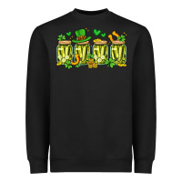 Black st. patricks day pickle Heavyweight Sweatshirt - Artiststas
