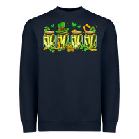 Navy st. patricks day pickle Heavyweight Sweatshirt - Artiststas