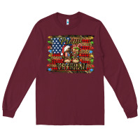 Burgundy proud veteran christmas army Long Sleeve Tee - Jasminsmagicworld
