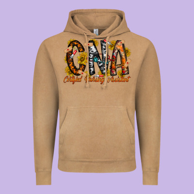 Cna Vintage Hoodie Designed By Racoondesign