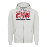 Dove Grey valentines day cma Zipper Hoodie - MaliasSmallBusiness
