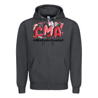 Smoke valentines day cma Zipper Hoodie - MaliasSmallBusiness