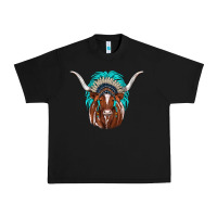 Black texas longhorn indian headdress Urban Heavy Tee - JahusDesignShop