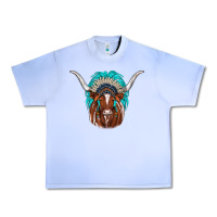Grape Ice texas longhorn indian headdress Urban Heavy Tee - JahusDesignShop