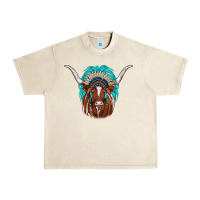 Sandshell texas longhorn indian headdress Urban Heavy Tee - JahusDesignShop