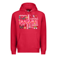 Cardinal ella es mama Premium Hoodie - JahusDesignShop