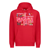 Red ella es mama Premium Hoodie - JahusDesignShop