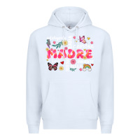 White ella es mama Premium Hoodie - JahusDesignShop