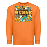 Carrot Green And Yellow Nurse Premium Sweatshirt - LillyAllenDesigns